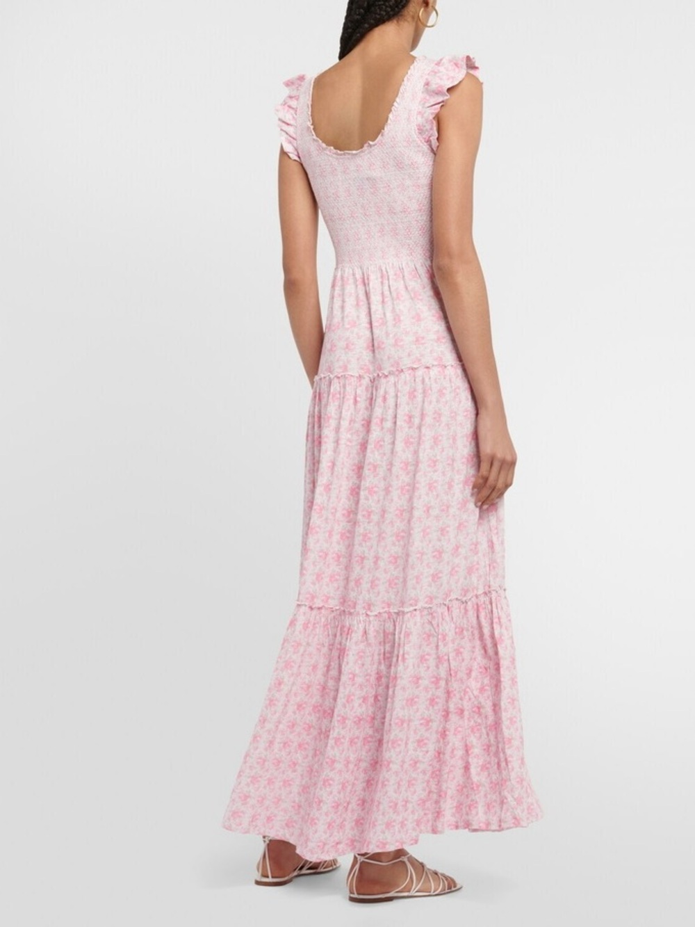 LoveShackFancy Chessie Dress in Rose Patch - Picture 8 of 12